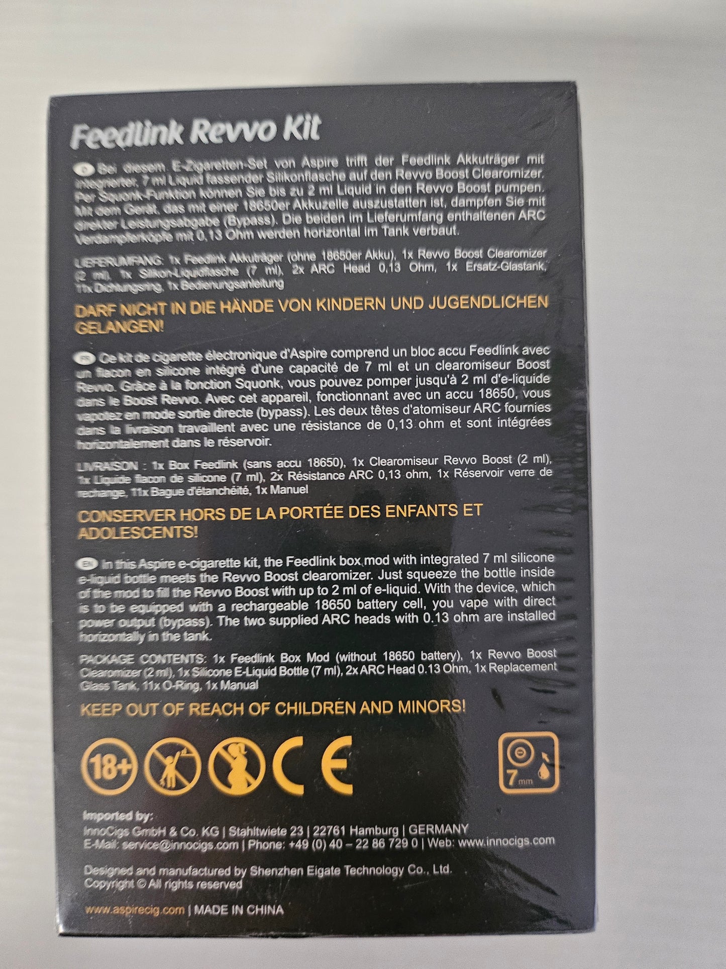 Aspire - Feedlink mit Revvo Boost - Kit