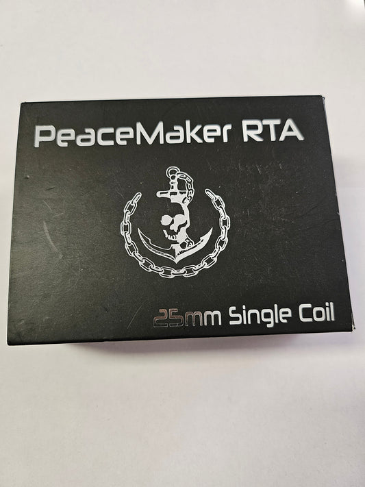 Squid Industries PeaceMaker RTA Selbstwickler Tank 25mm silber