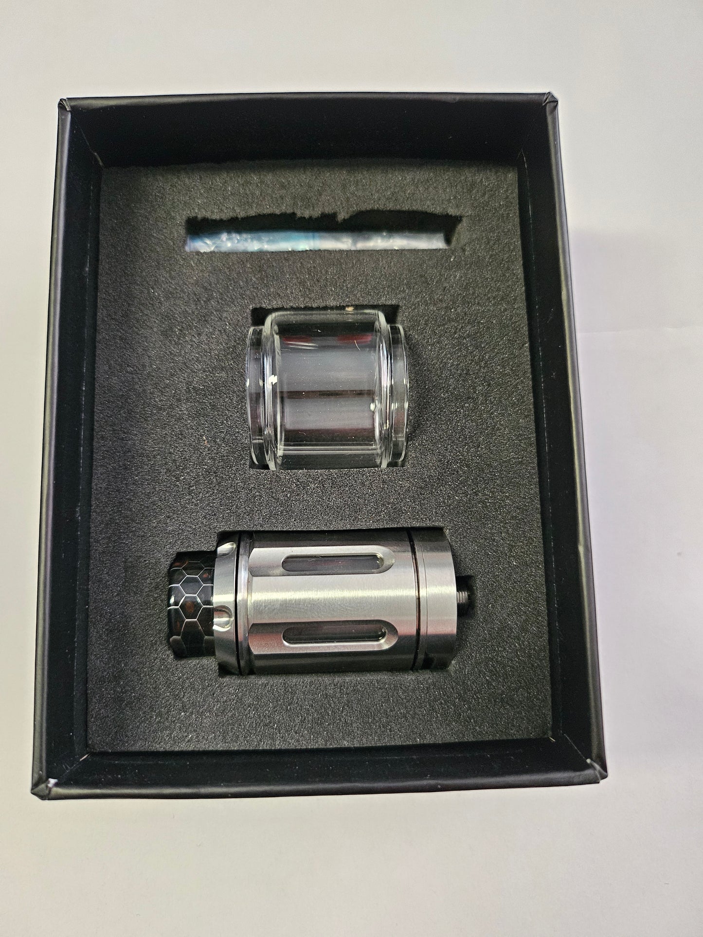 Squid Industries PeaceMaker RTA Selbstwickler Tank 25mm silber