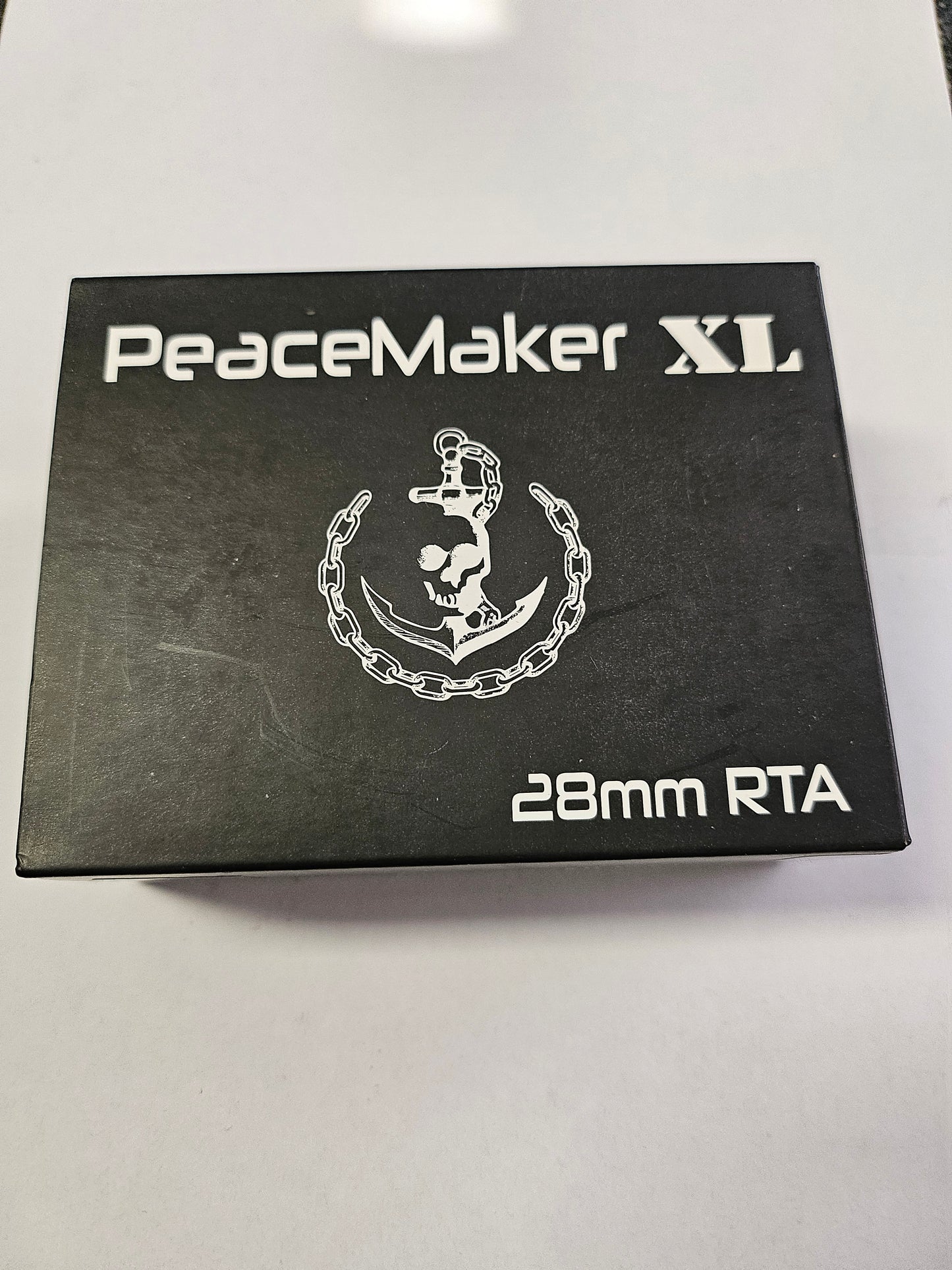 Squid Industries PeaceMaker XL RTA Selbstwickler Tank 28mm silber