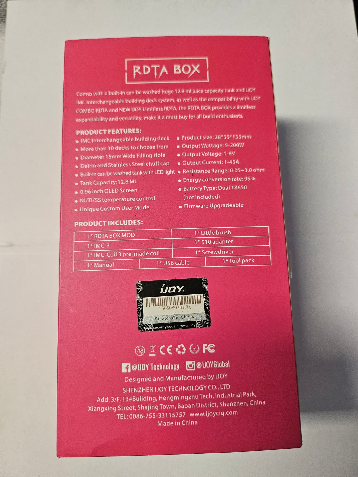 IJOY 200W IJOY RDTA BOX Kit