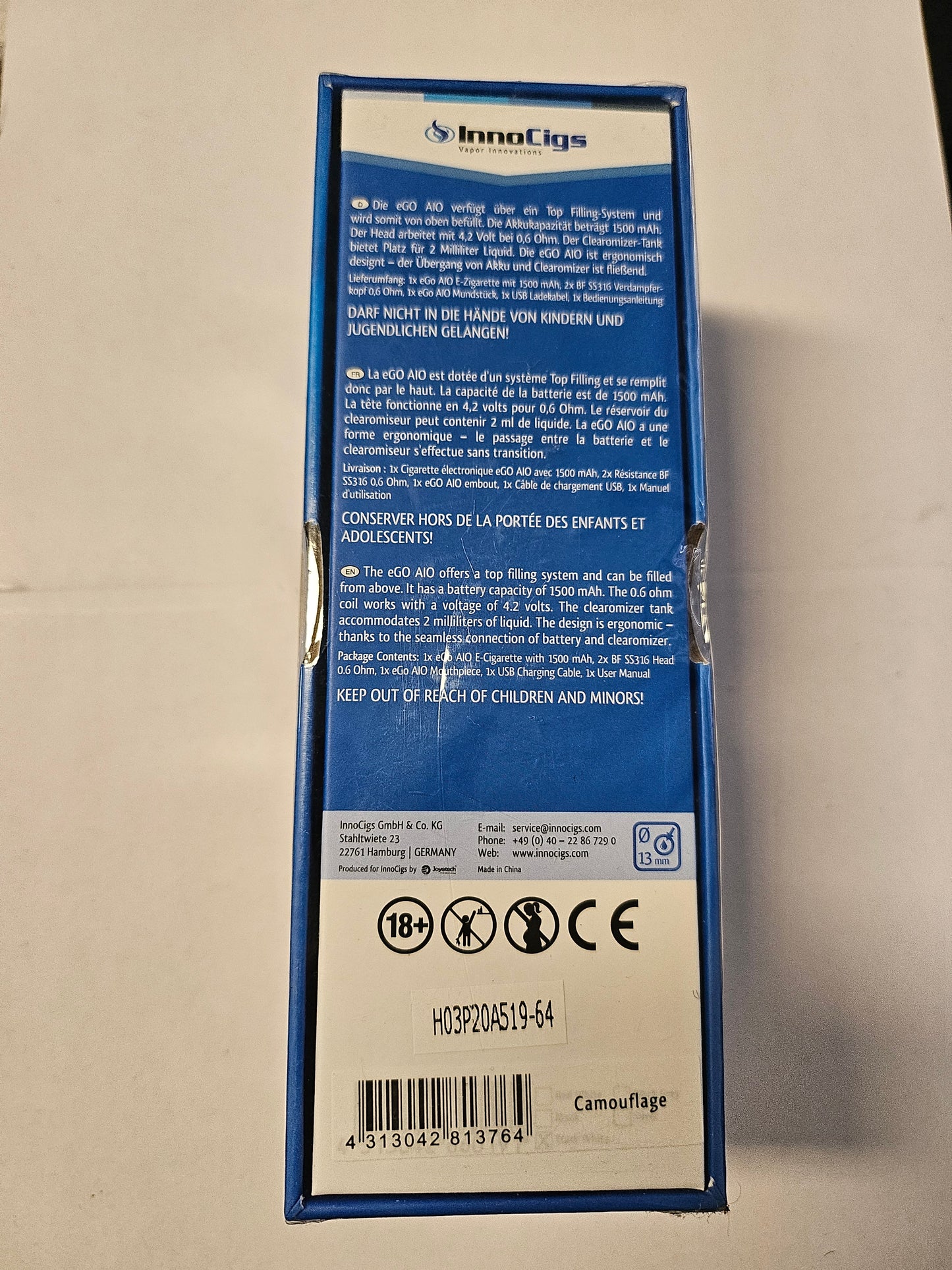 InnoCigs eGo AIO E-Zigarette - Camouflage