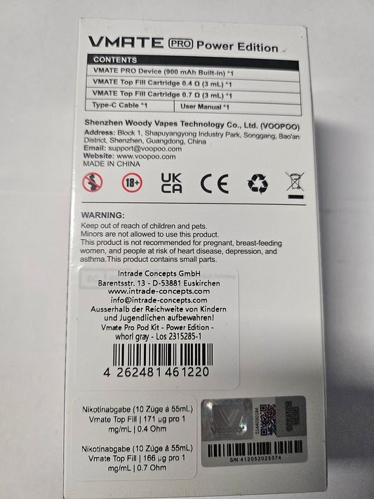 Voopoo Vmate Pro Pod Kit - Power Edition