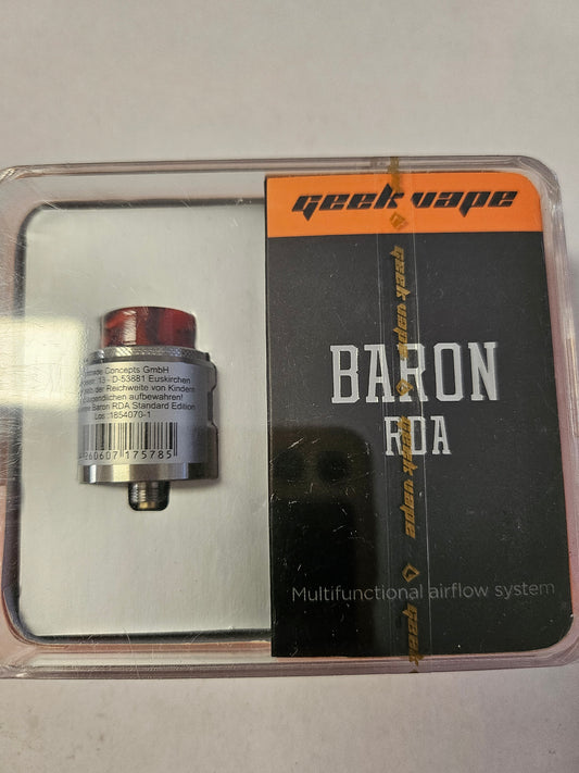Geekvape Baron RDA 24mm Verdampfer Tank Silber