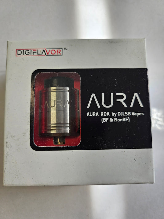 Digiflavor Aura RDA Verdampfertank Silber
