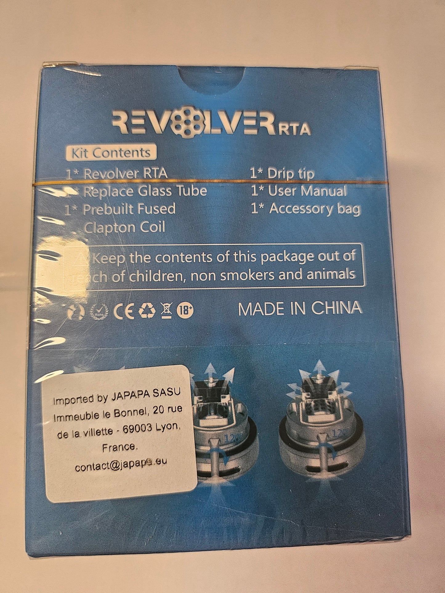 Vandy Vape Revolver RTA Atomizer schwarz