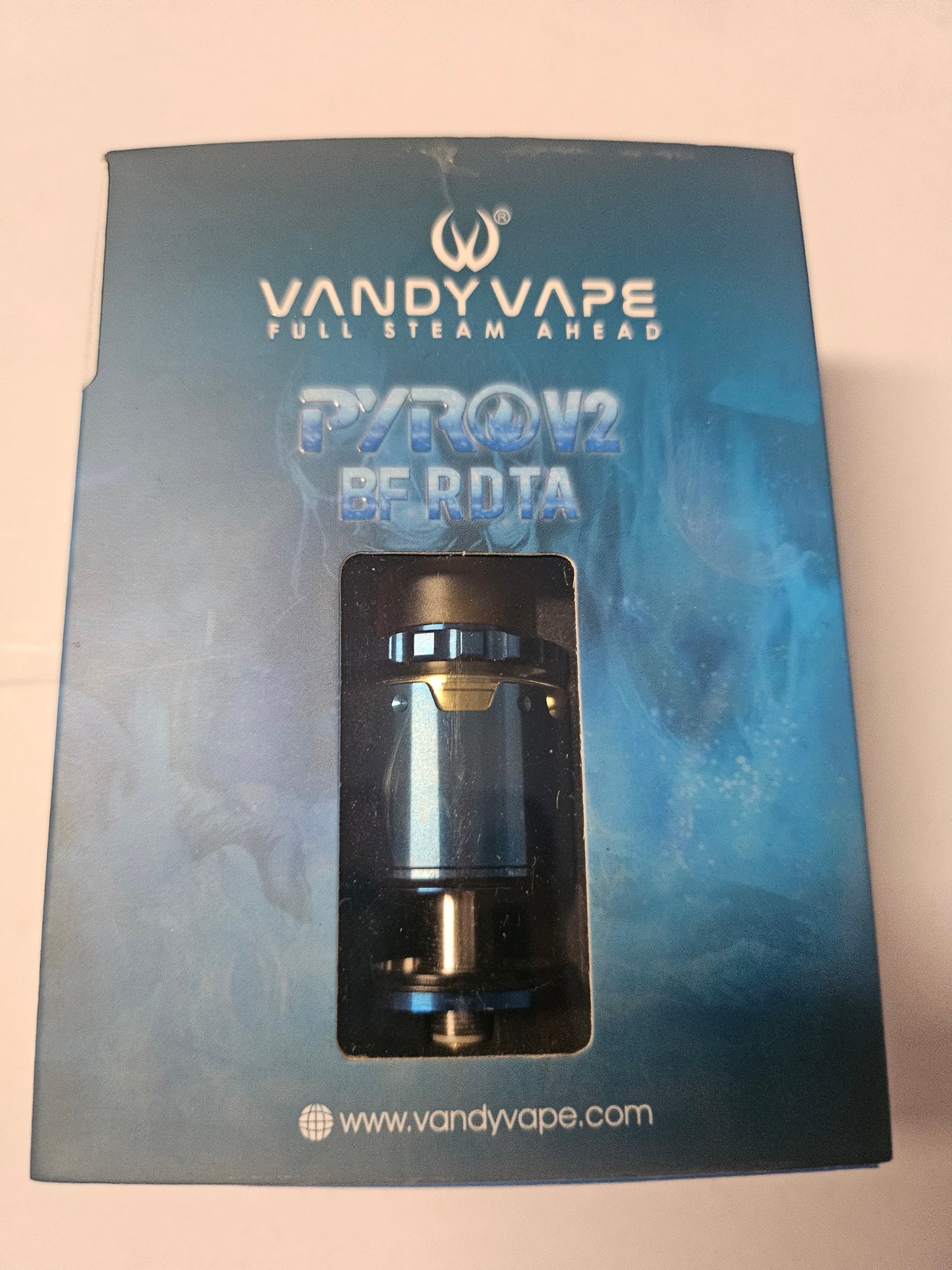 Vandy Vape Pyro V2 4ml RDTA Verdampfer Tank Blau