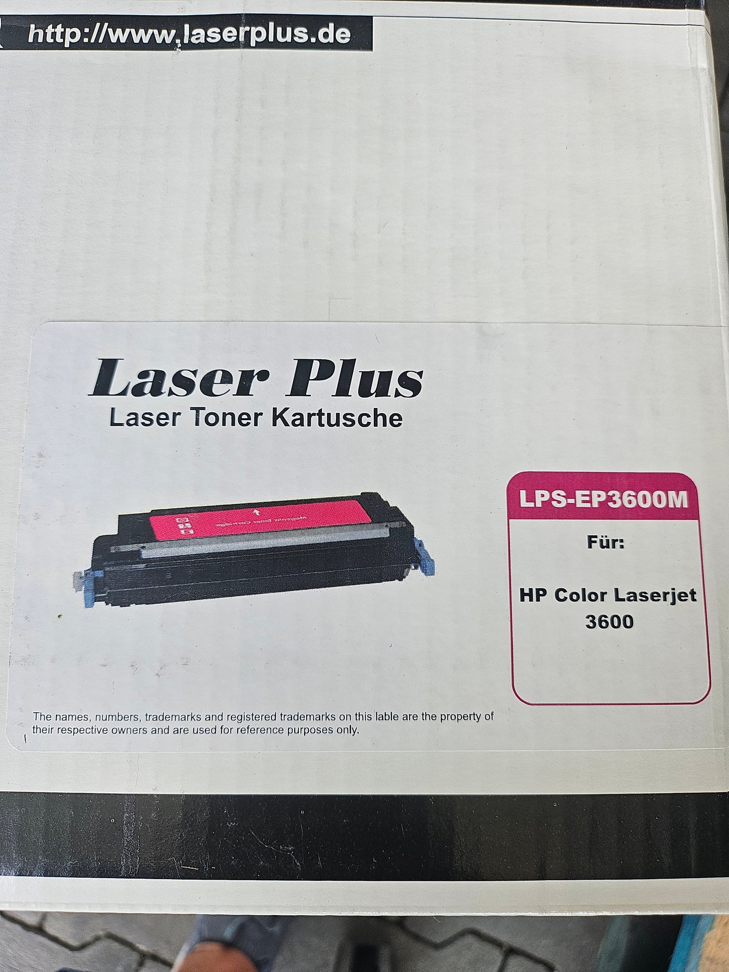 Laser Plus Toner Kartusche für Hp color Laserjet 3600 magenta