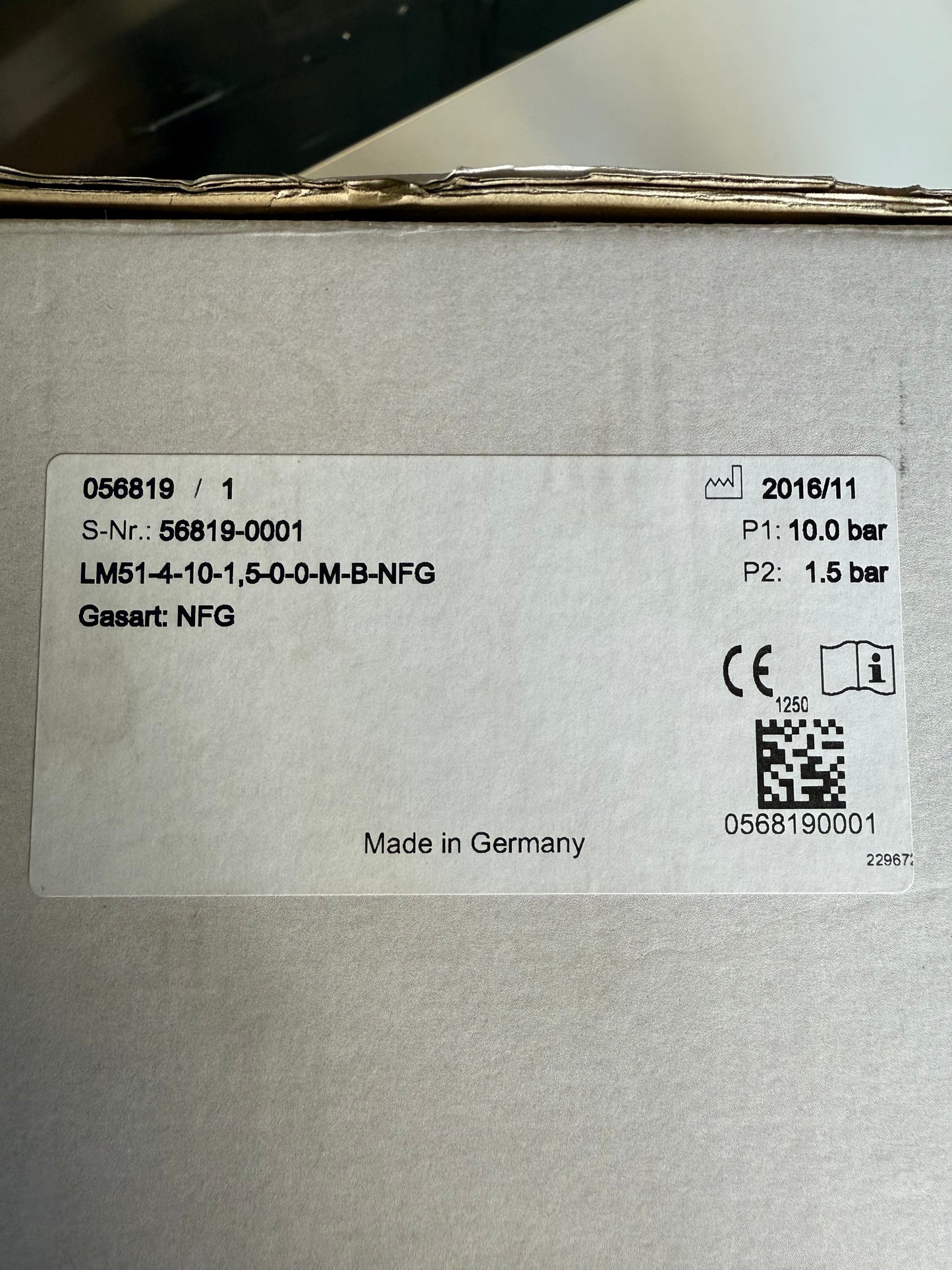 Spectrolab Leitungsdruckregler LM51