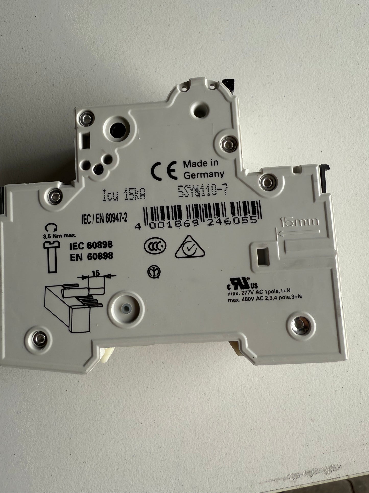Siemens 5SY61107 Leitungsschutzschalter