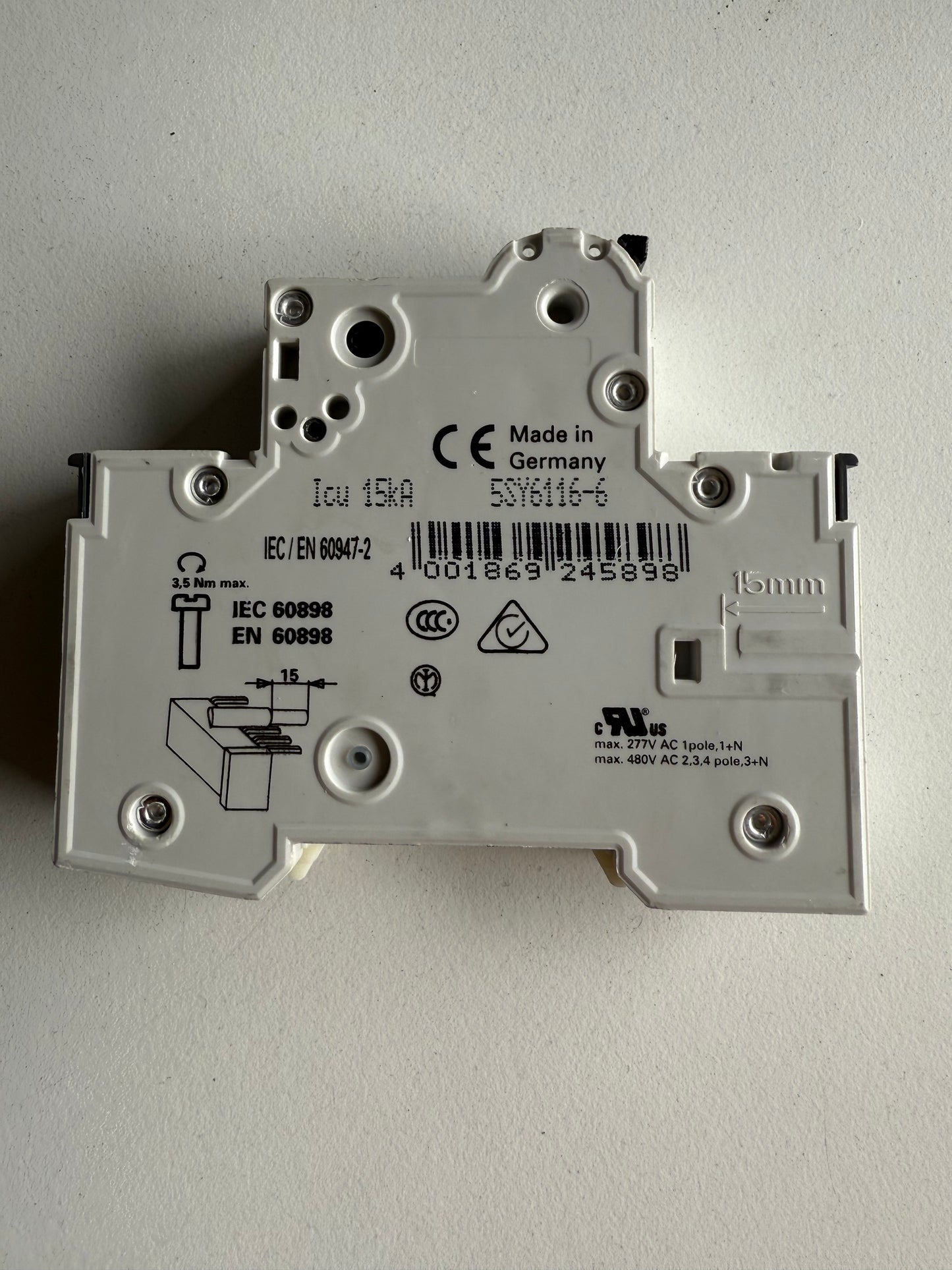 Siemens Leitungsschutzschalter 5SY6116-6