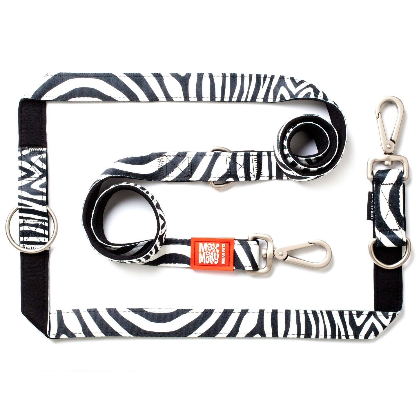 Max & Molly Multifunktionsleine - Zebra Gr. XS