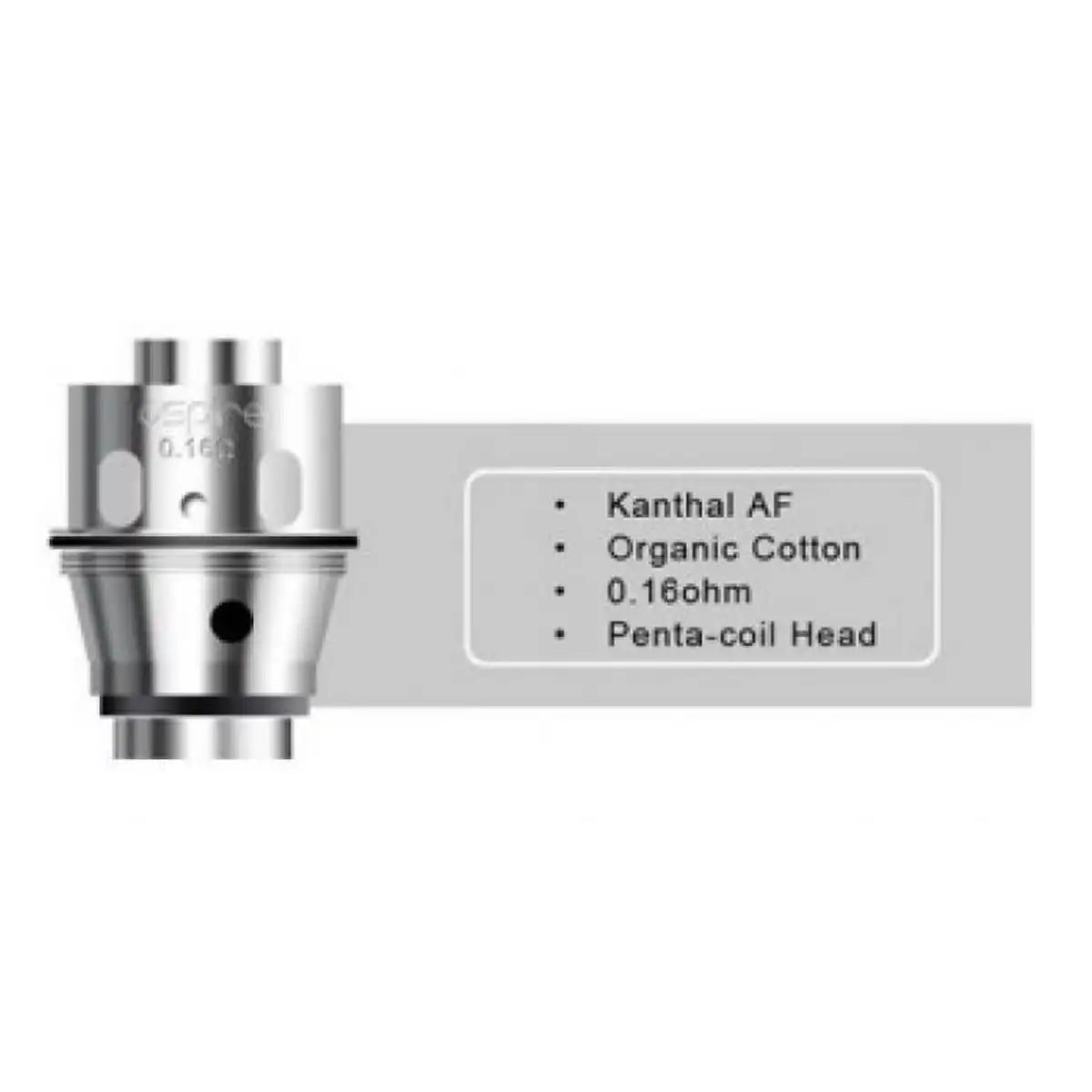 Aspire Proteus Penta Coil mit 0.16 Ohm