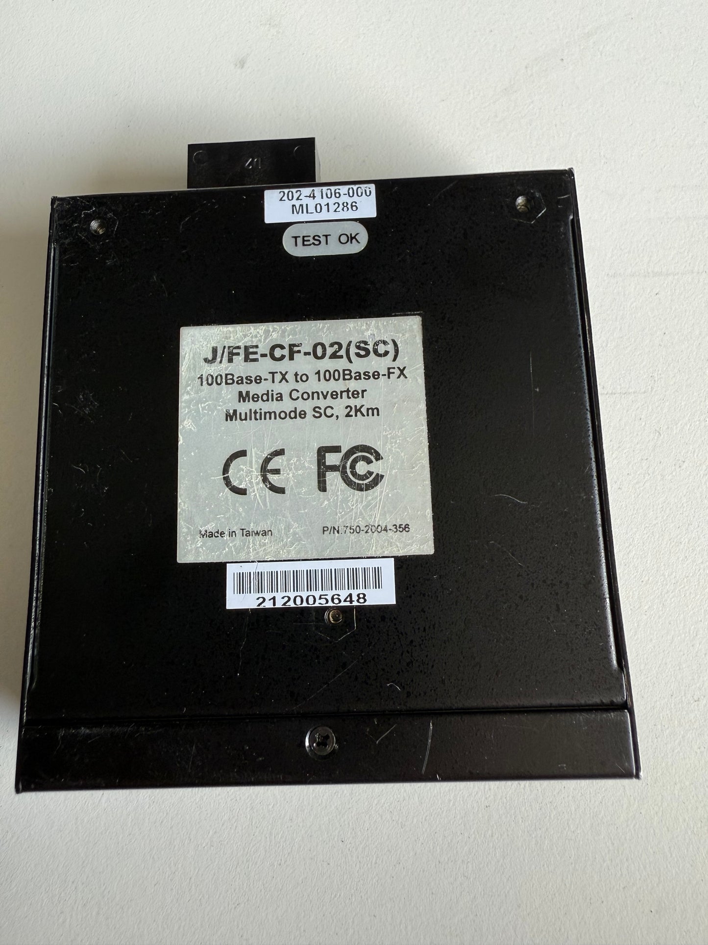 Transition Networks J/Fe-cf-02 (SC) Media Converter Neu aber nicht OVP