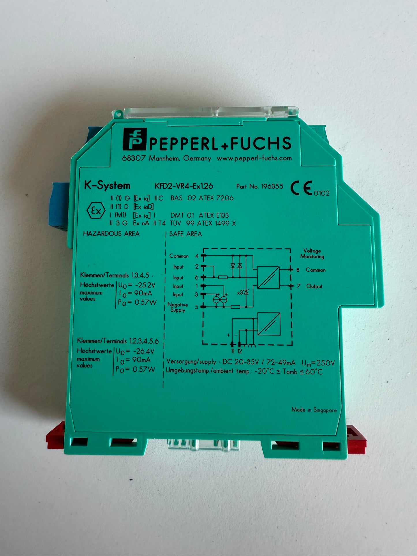 PEPPERL+FUCHS KFD2-VR4-Ex1.26 Neuwertig