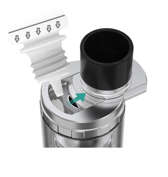 Eleaf Melo RT 25 Verdampfer 4,5 ml Silber