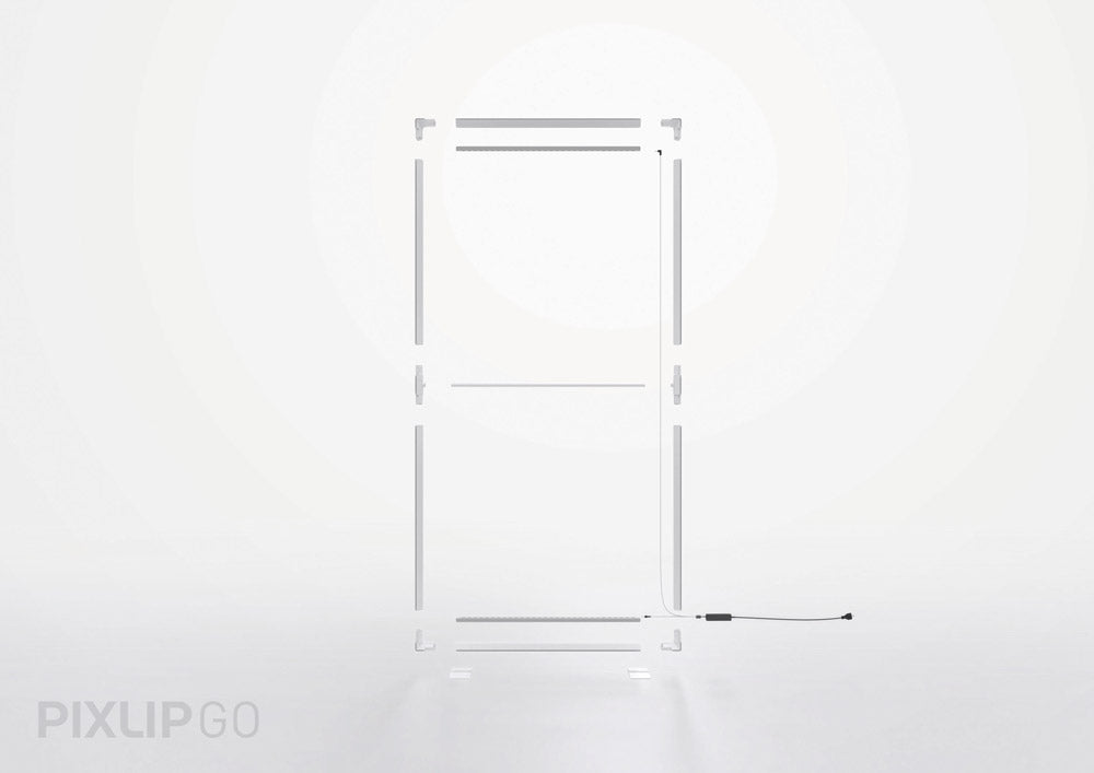 PIXLIP GO Lightbox, Breite 85cm mit Tragetasche Höhe: 250,0 cm Stoffdruck: ohne , Messestand Aufsteller