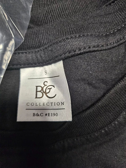 B&C T-Shirt #E190 (Nachfolger des Exact 190) Schwarz S
