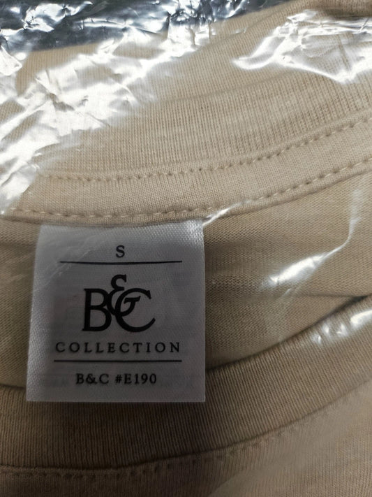 B&C T-Shirt #E190 (Nachfolger des Exact 190) Sand S