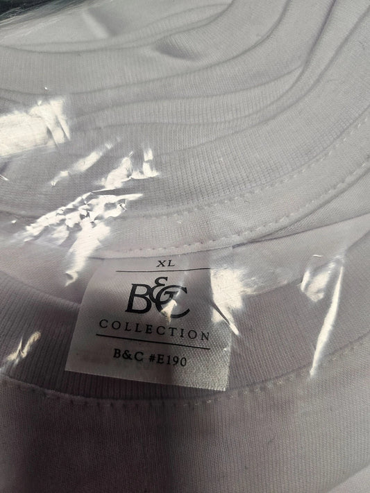 B&C T-Shirt #E190 (Nachfolger des Exact 190) Weiß XL