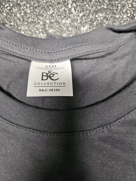 B&C T-Shirt #E190 (Nachfolger des Exact 190) Dark Grey 3XL