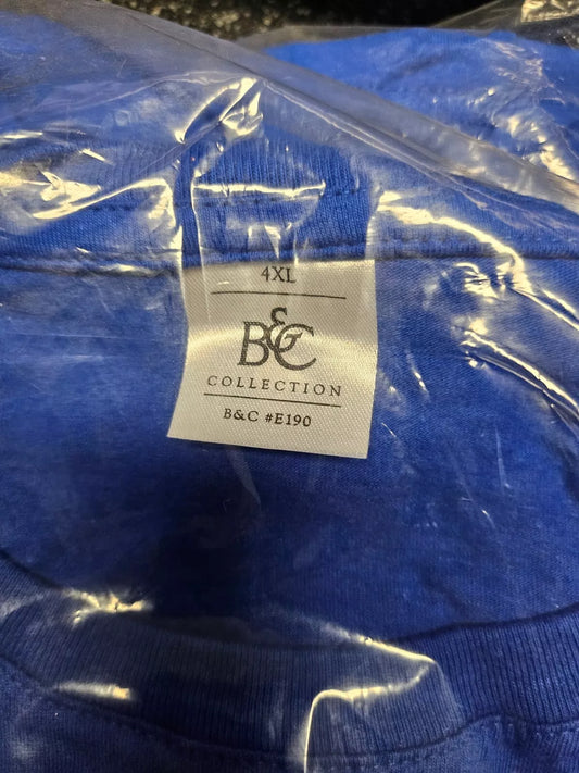 B&C T-Shirt #E190 (Nachfolger des Exact 190) Royal Blue 4XL