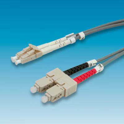 Value LWL-Kabel 50/125µm, LC/SC, Grau, 2m Grau 21.99.9852R