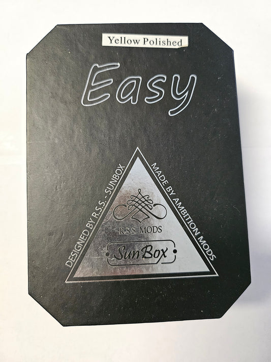 Ambition Mods Easy Side Box Mod Akkuträger yellow polished