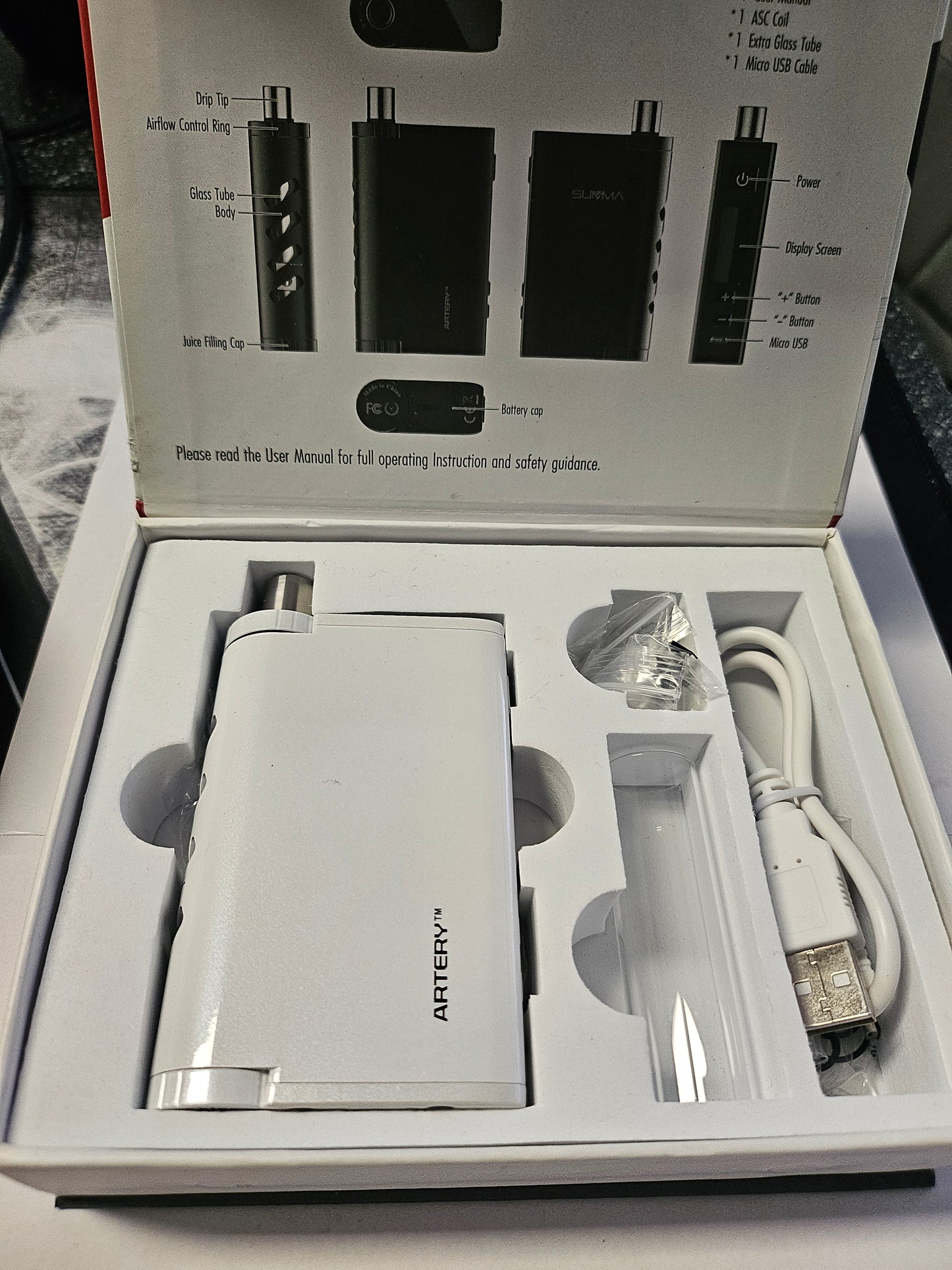 Artery Summa 70W TC Starter Set weiß