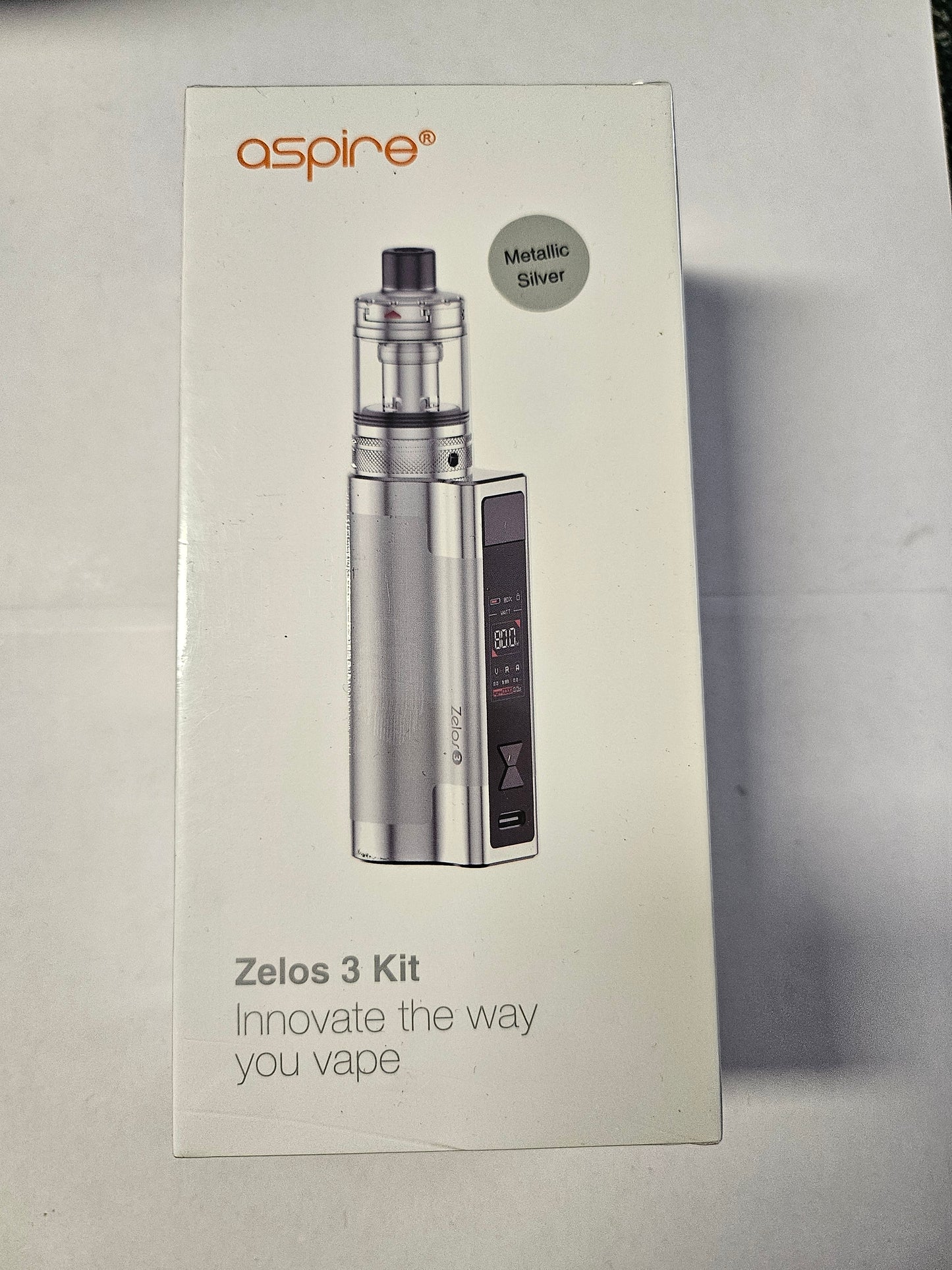 Aspire Zelos 3 Kit metallic-silver