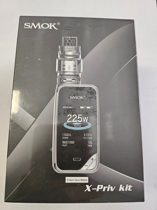 SMOK X-PRIV 8ml 220W TC Kit inkl. TFV12 Prince Tank Gunmetall