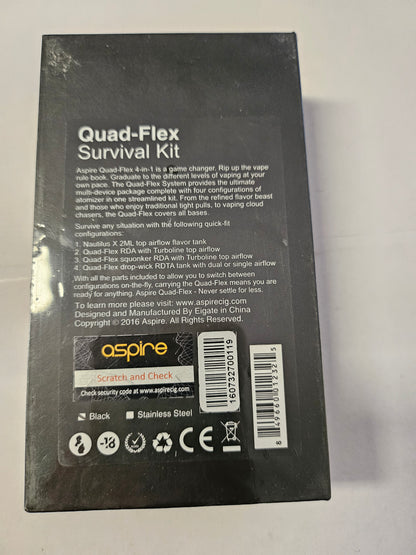 Aspire Quad-Flex Survival Kit