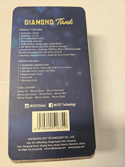 IJoy Diamond Subohm Tank mit 5.5 ml