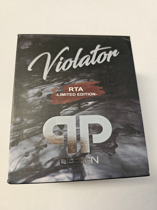 QP Design Violator RTA Selbstwickler Tank - Limited Edition schwarz