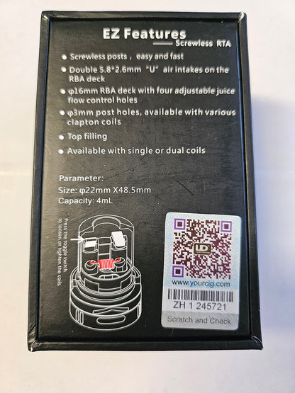 Kang Vape - EZ Tank black