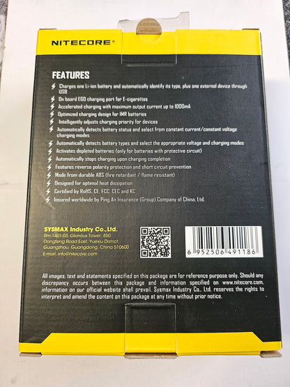 Nitecore Intellicharge i1 (1-Schacht Ladegerät)
