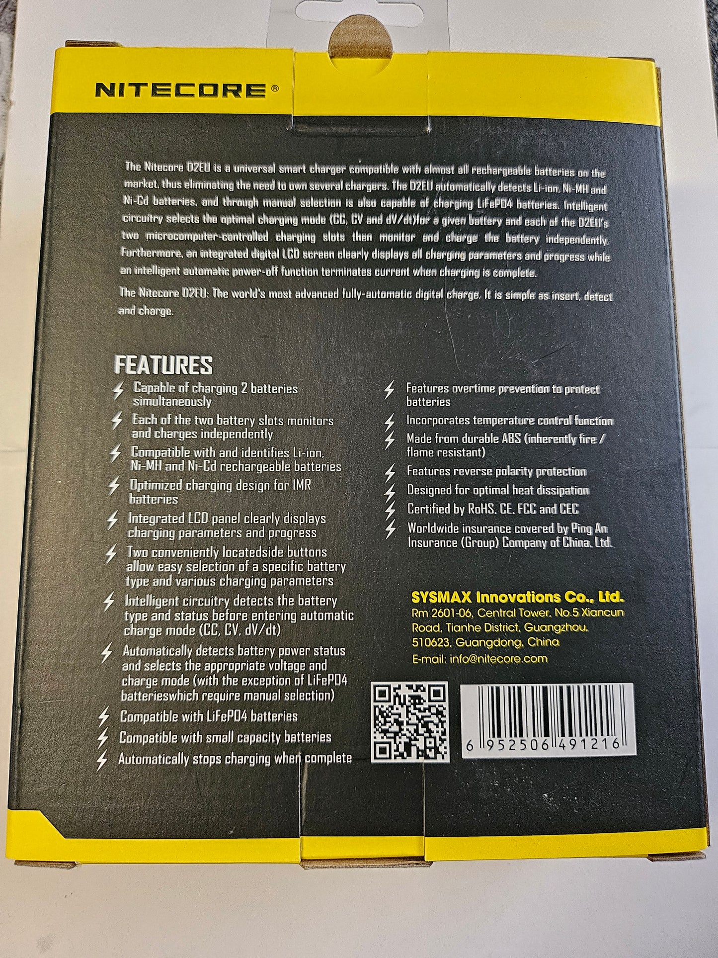 NiteCore Digicharger D2