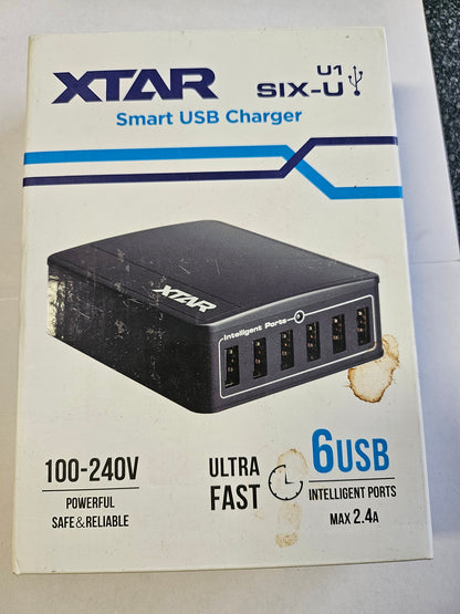 Xtar U1 Six-U 6-Port 9A 45W AC USB-Ladegerät