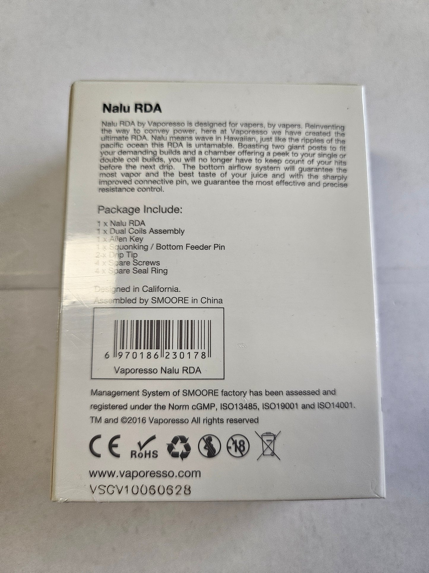 Vaporesso Nalu RDA Tank Verdampfer