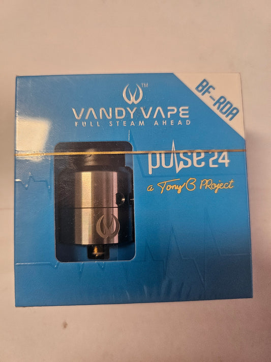Vandy Vape - Pulse 24 BF RDA Selbstwickler Tröpfler silber