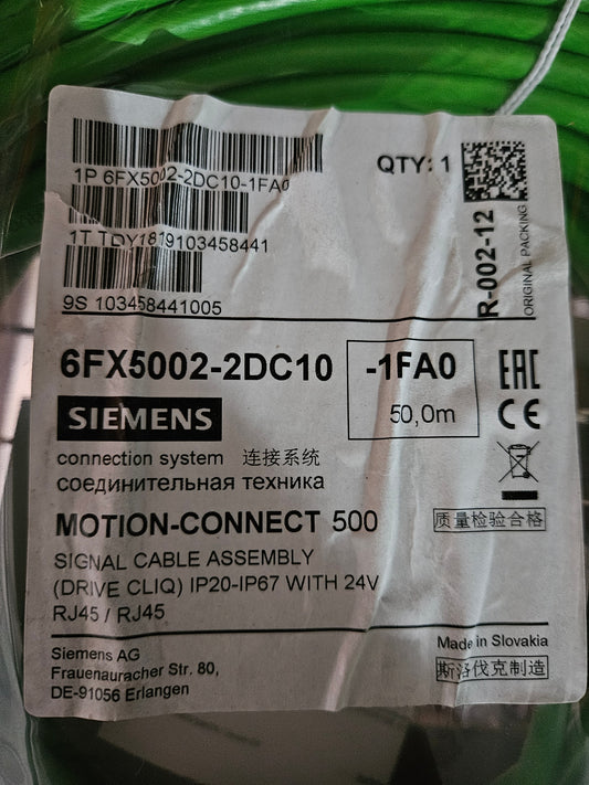 Siemens Signalkabel 6FX5002-2DC10-1FA0  50 Meter