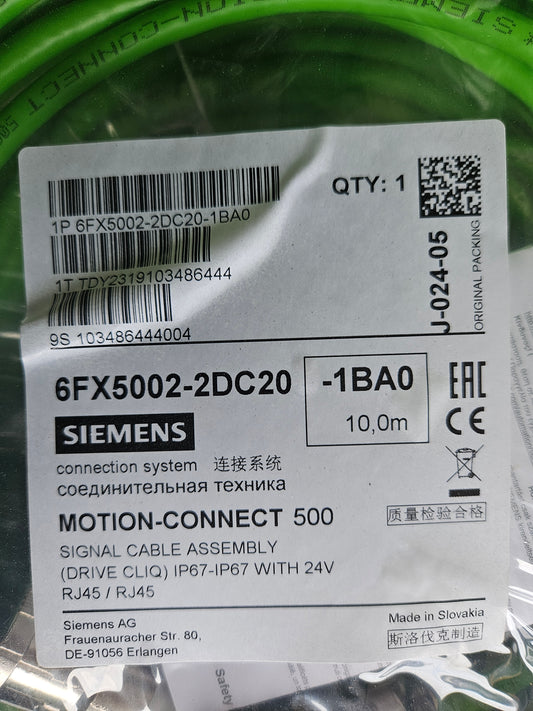 Siemens Signalkabel 6FX5002-2DC20-1BA0 10 Meter