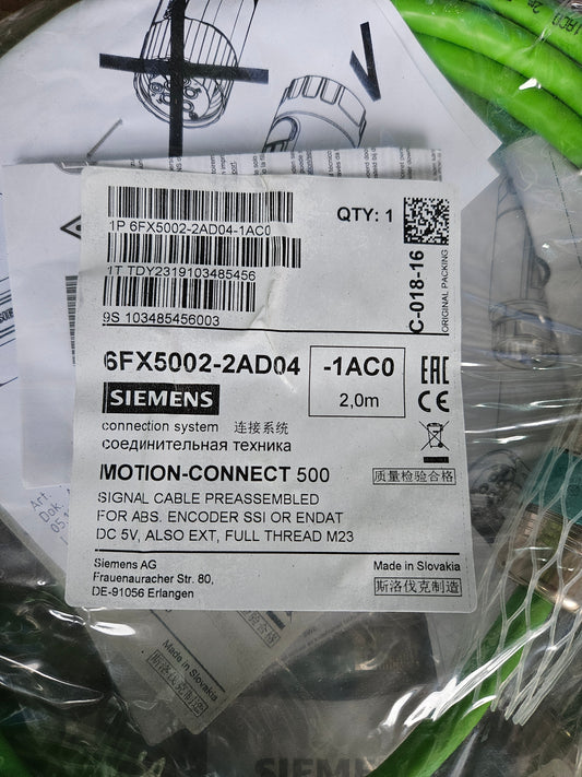 Siemens Signalkabel 6FX5002-2AD04-1AC0 2 Meter