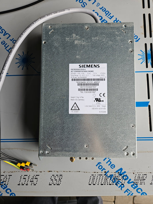 Siemens 6SE6400-3CC01-4BD3 MICROMASTER 4 Line Reactor 200V-480V