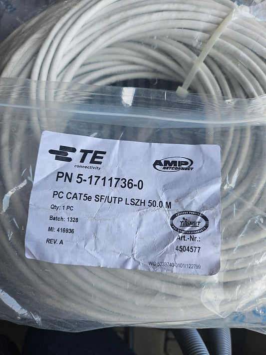 Cat.5e Verlegekabel 50m Netzwerk Kabel LAN Cat 5 5e Netzwerkkabel