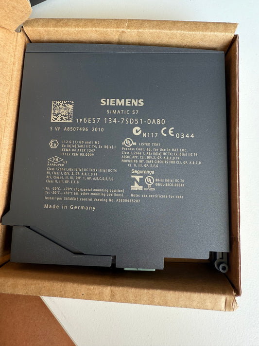 Siemens SIMATIC ET200ISP Analog Eingang 6ES7134-7SD51-0AB0