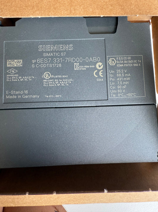 Siemens Analogeingabe für Ex-Bereich 6ES7331-7RD00-0AB0
