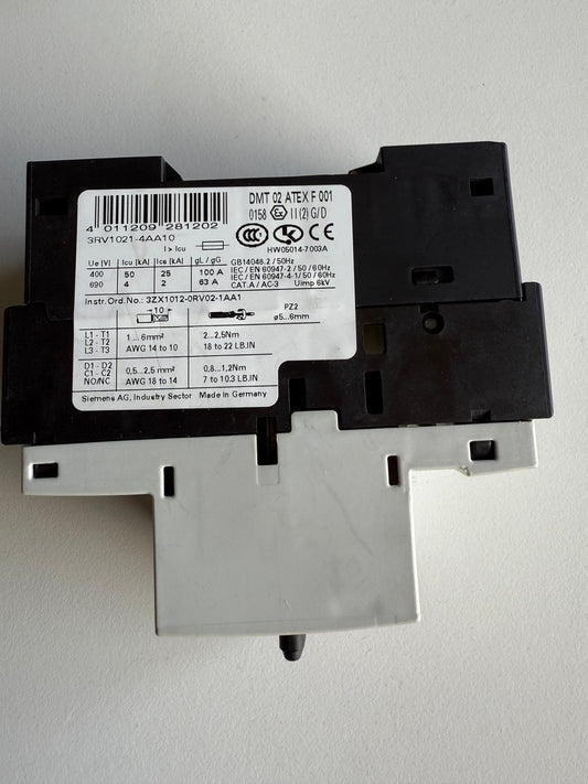 Siemens Sirius 3RV1021 4AA10 Leistungsschalter