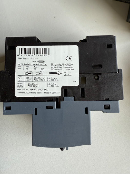 Siemens Sirius 3RV2011-1BA10