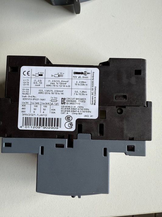 Siemens Sirius 3RV2021-1JA10